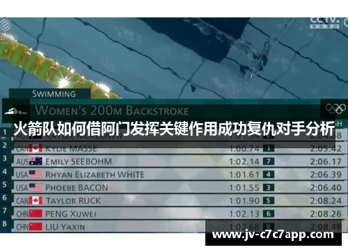 火箭队如何借阿门发挥关键作用成功复仇对手分析