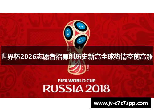 世界杯2026志愿者招募创历史新高全球热情空前高涨